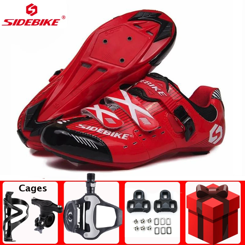 

Sidebike Road Cycling Shoes Man Women Racing Bicycle Shoes Sneakers Professional Breathable Comfortable Bike Lock