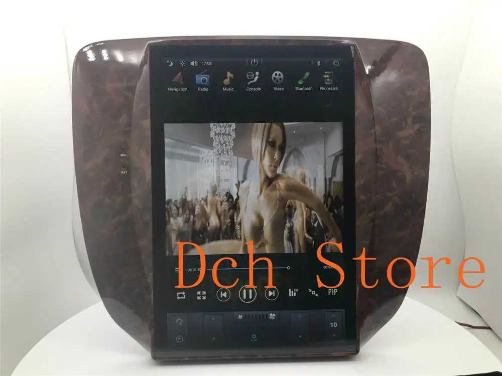 Вертикальный автомобильный DVD плеер 12 1 дюйма в стиле tesla Android 9 0 GPS навигация для