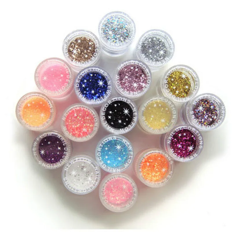 1 шт 7g/бутылка смешанный дизайн блестящие шестиугольная сделай сам с пайетками