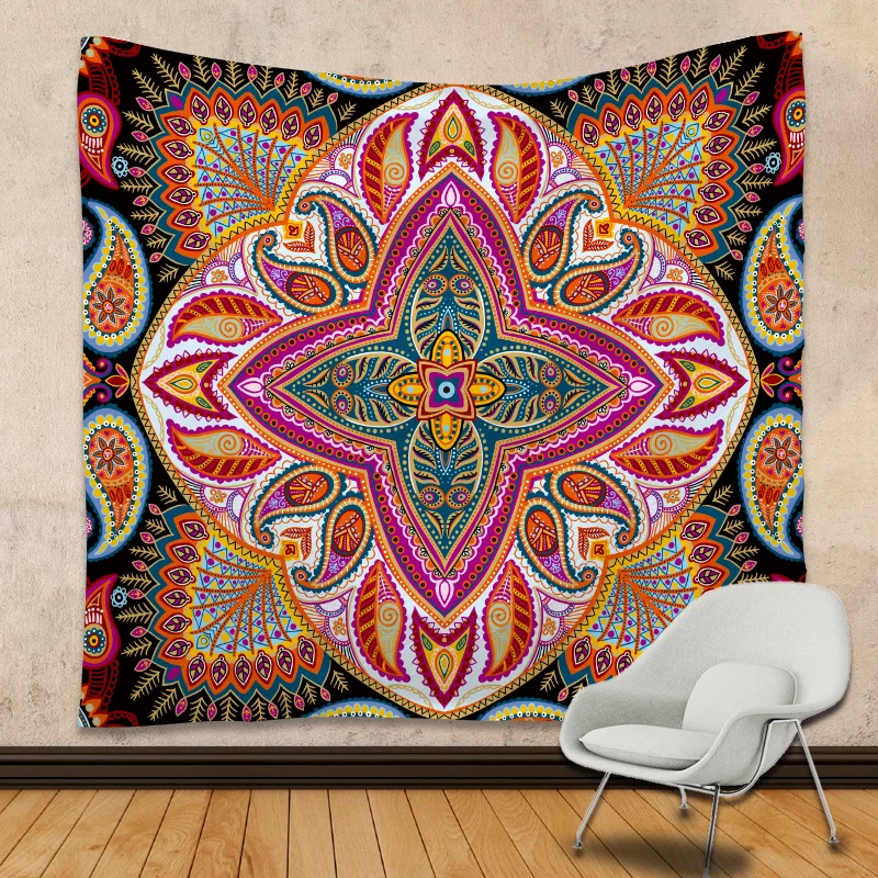 

Psychedelic pattern Funny cartoon Blanket Tapestry 3D Printed Tapestrying Rectangular Home Decor Wall Hanging style-3