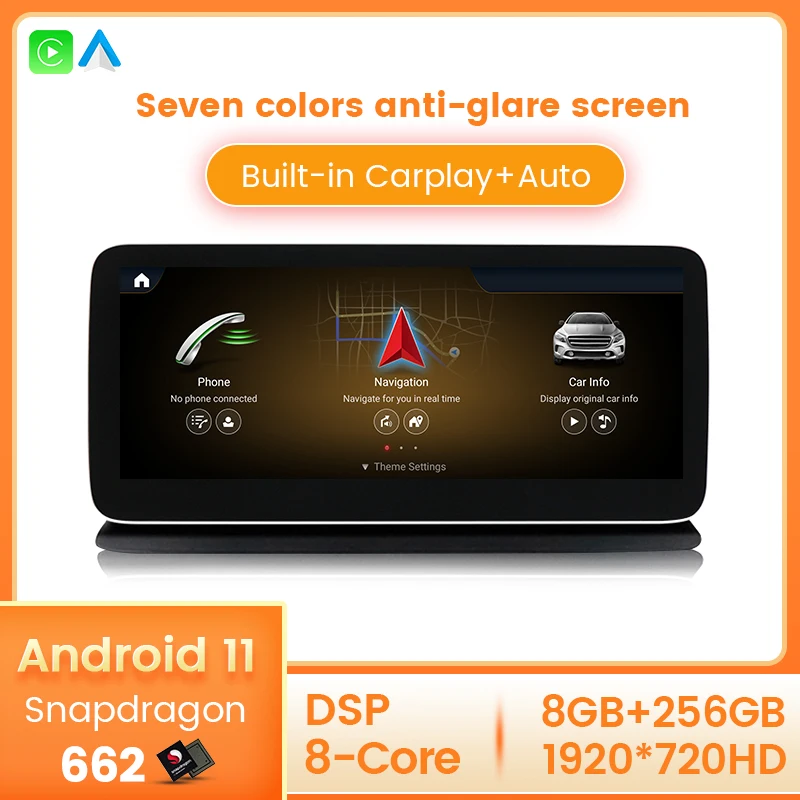 

4G Lte Android 11 Car Radio Stereo GPS Navigation For Mercedes Benz CLS Class W218 2011-2018 WIFI DSP IPS 8Core 8+256G Carplay
