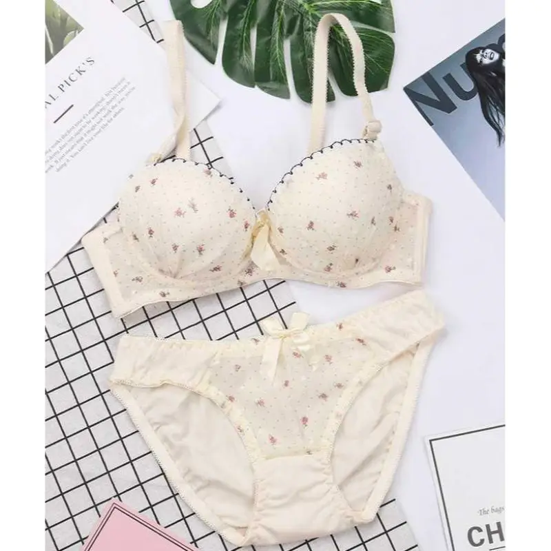 Нижнее белье EFINNY Sweet женское нижнее из хлопка удобное для молодых девушек белья