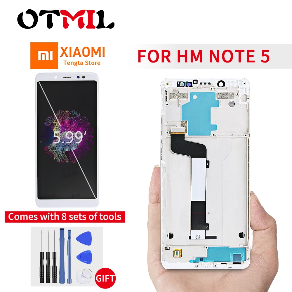 5 99 &quotоригинальный для Xiaomi Redmi Note Pro ЖК дисплей с сенсорным экраном рамкой Note5