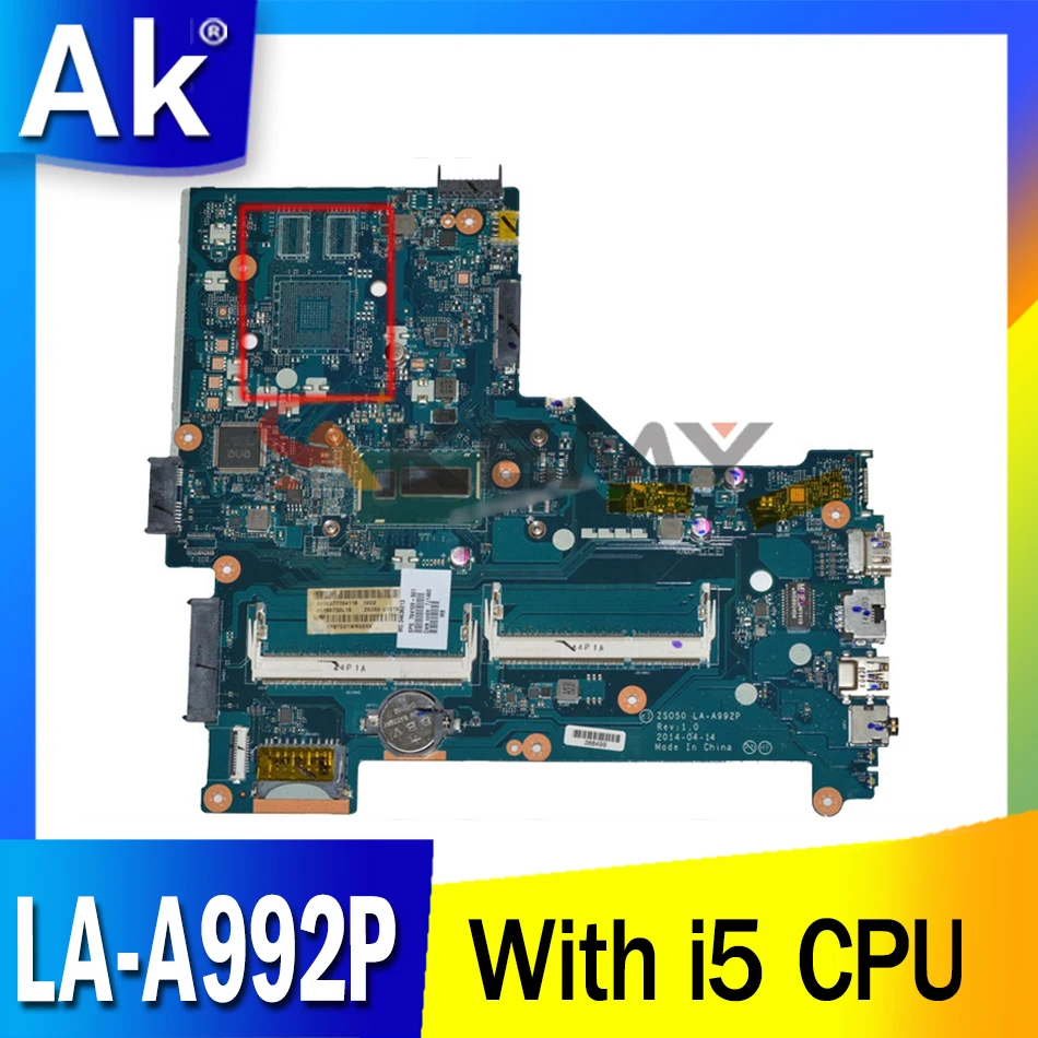 

760968-601 760968-501 760968-001 For HP 250 G3 15-R Laptop Motherboard LA-A992P LA-B972P MB With i5 CPU DDR3L 100% Fully Tested