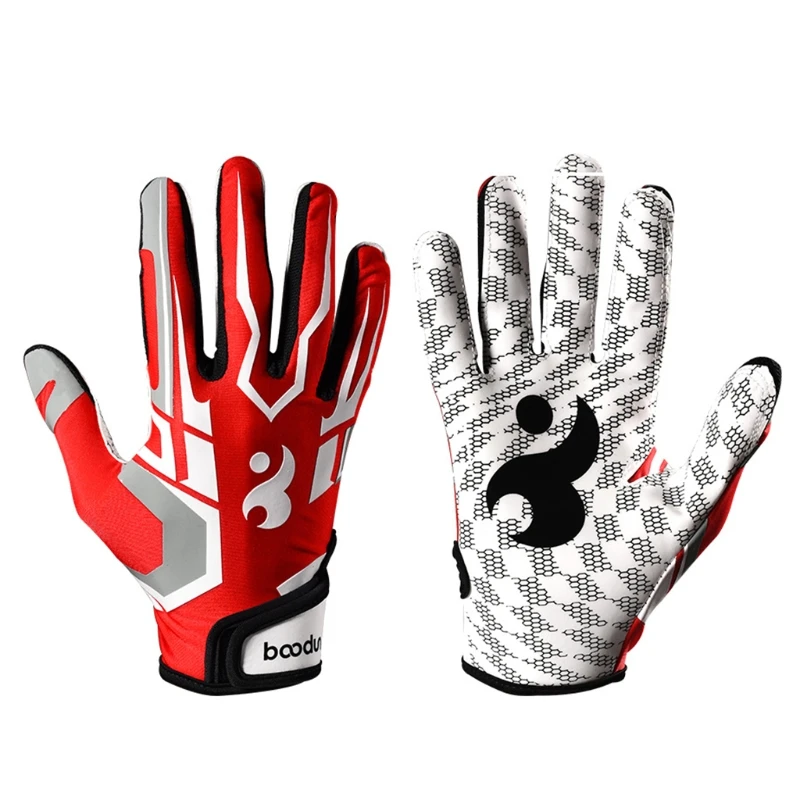 Rugby Gloves for Kids Teenager with Super Stick Ability Football Gloves 1Pair