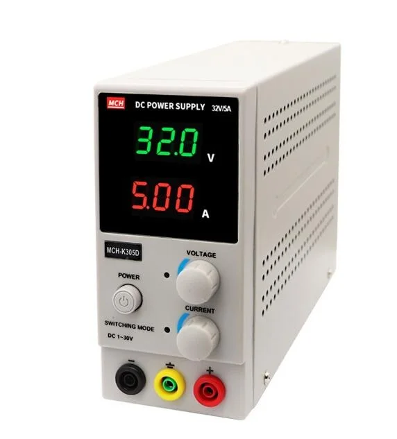 MCH-K305D Mini Регулируемый источник питания постоянного тока SMPS одноканальный 30 В 5 А |