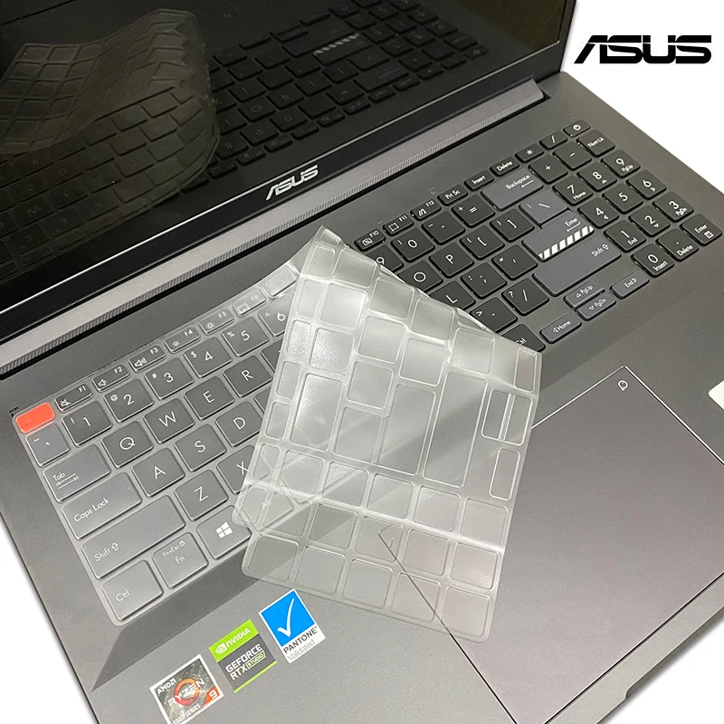 

15.6 inch TPU Laptop Keyboard Cover For ASUS Vivobook Pro 15 OLED K3500 M3500 2021 Transparent Skin Protector Cover