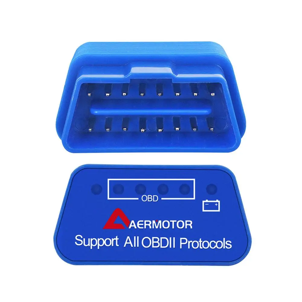 Aermotor ELM327 V1.5 OBD2 Поддержка 9 протоколов автомобильный диагностический тестер