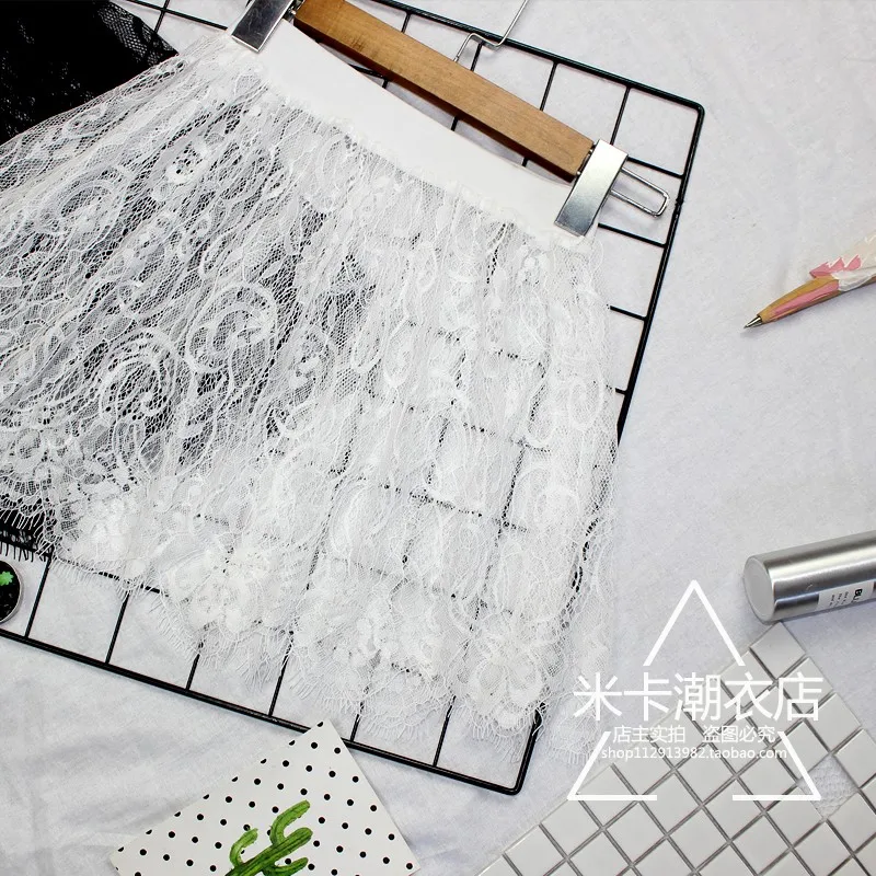 Корейская Сексуальная Тюль Кружево сеточка короткая юбка прозрачная нижняя