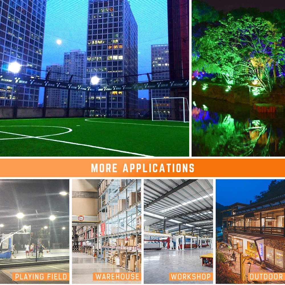 

50W 100W Led Flood Light IP65 Waterproof Outdoor Floodlight Spotlight AC 220V 230V 240V LED Street Lamp Landscape Lighting