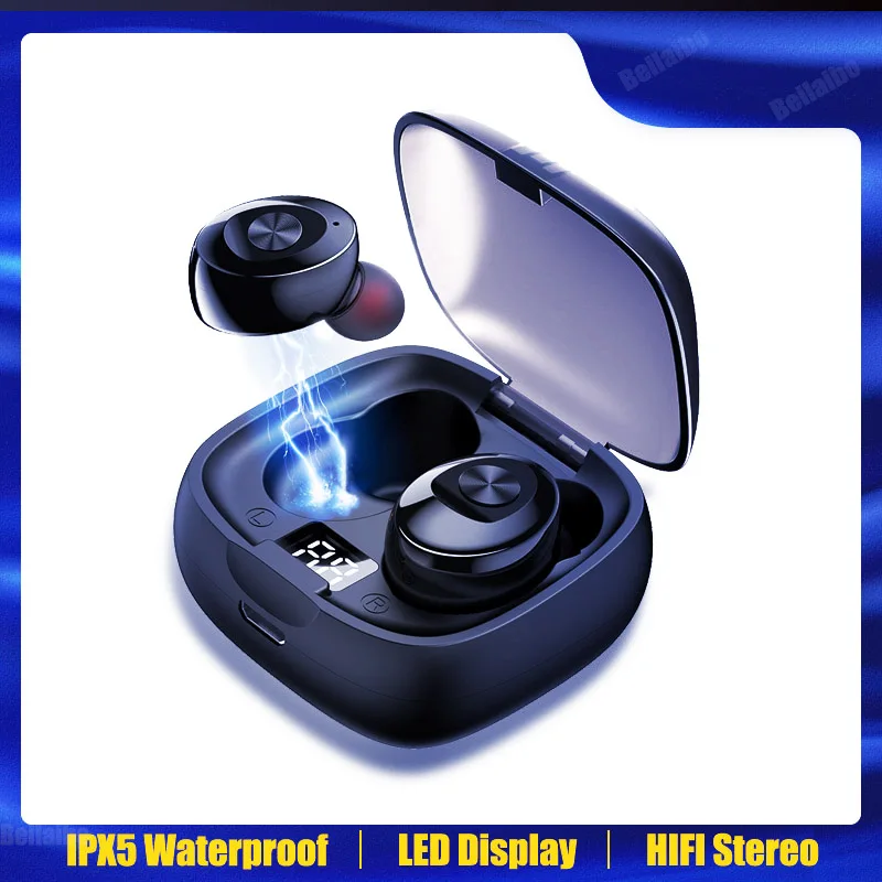 XG8 TWS Bluetooth наушники гарнитура Беспроводные 8D HIFI стерео звук спортивные Handsfree