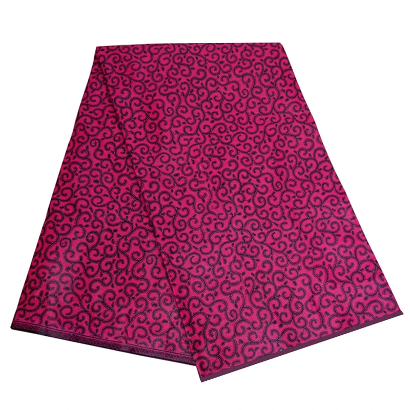 

100%Best Quality African Wax Ankara Wax Dye Printed Fabric Real Cotton Nigerian Clothes Material For Sewing By The Yards LB 4-42