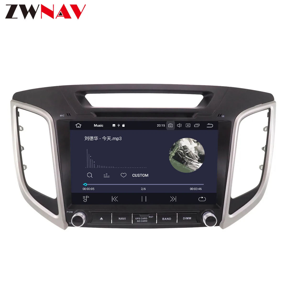 Автомобильный мультимедийный плеер Android 9 1 dvd gps для hyundai creta ix25 автомобильный