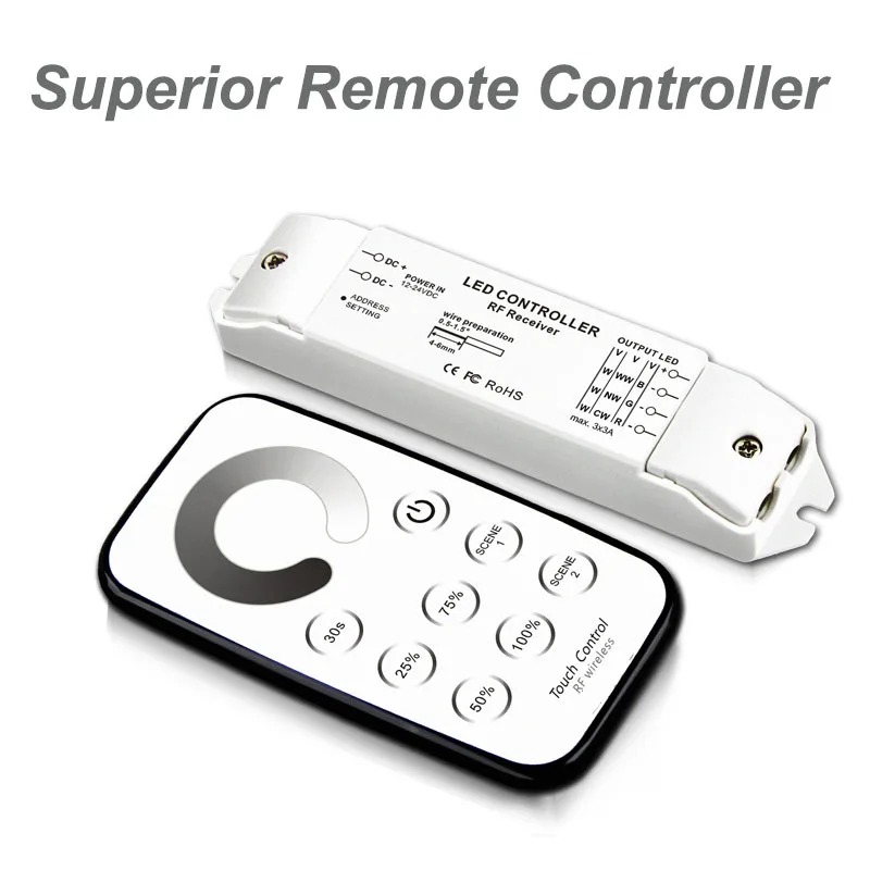 Slim 14mm 3W 12V Mini LED Spotlight Lamp With AC100-240V Transformer + Remote Dimmable Controller Kitchen Ceiling Lighting | Освещение