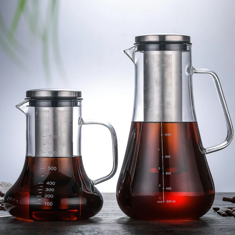 Экологичный холодильник для кофе кофеварка бариста Кофеварка 700/1200 мл