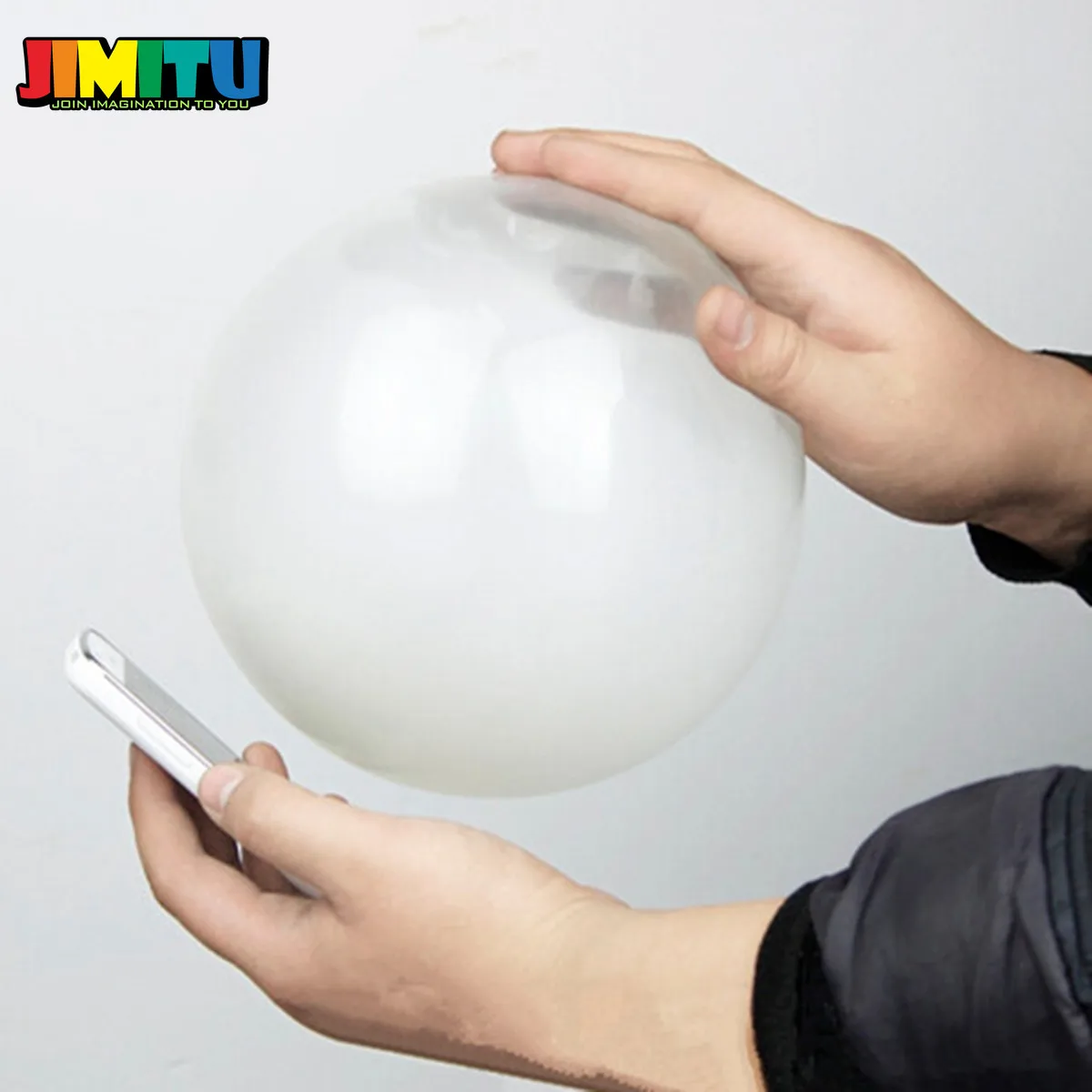 JIMITU 1 шт. магии крупным планом уличный фокус Moblie в воздушный шар проникновения в флэш надувной магический реквизит воздушный шар