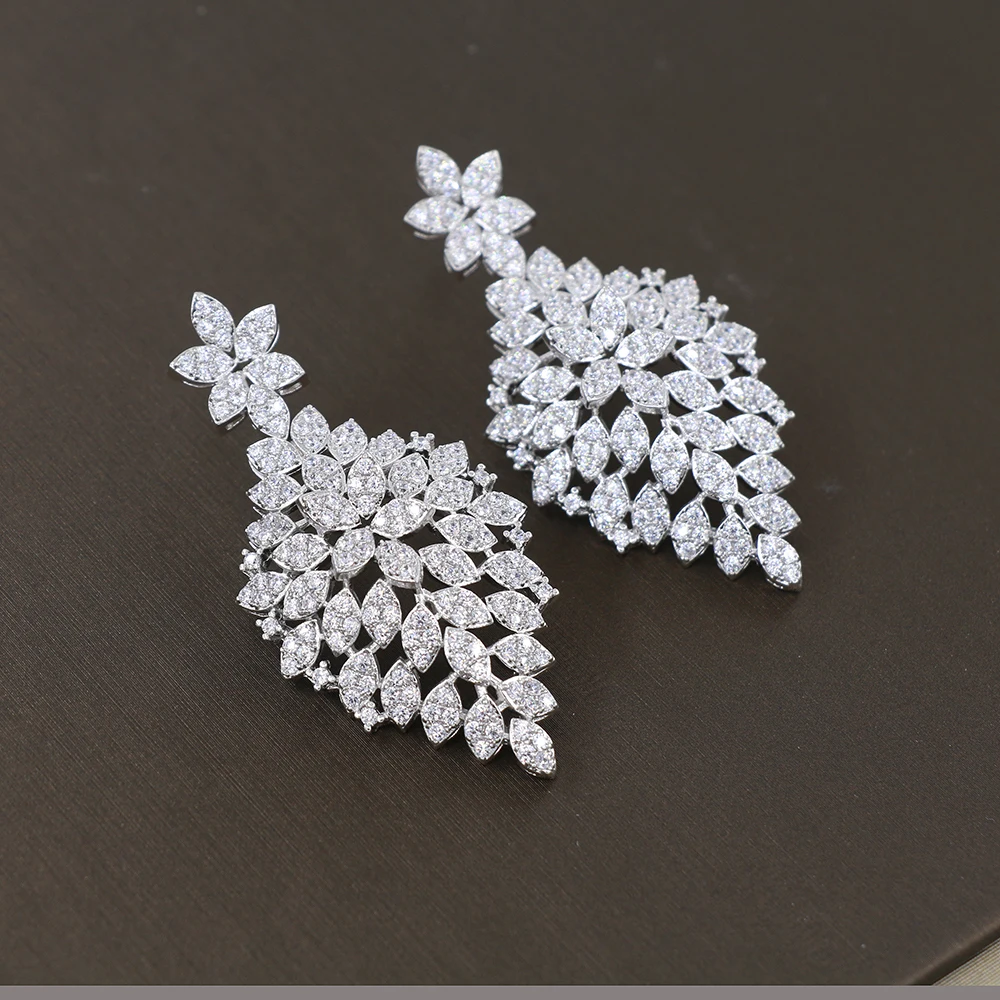 

Bedazzled hign quality zirconia set jewelry graduation african luxury costume artificial jewelry set new arrivals