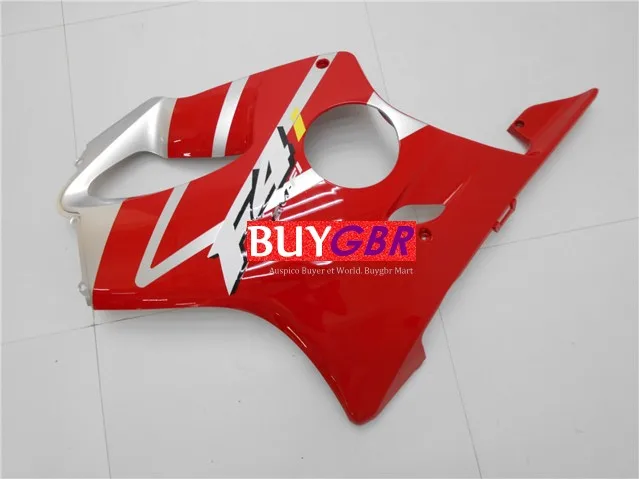 Обтекатели для мотоцикла серебристо-красный обтекатель Honda CBR600RR F4i 2001 2002 01 02 03