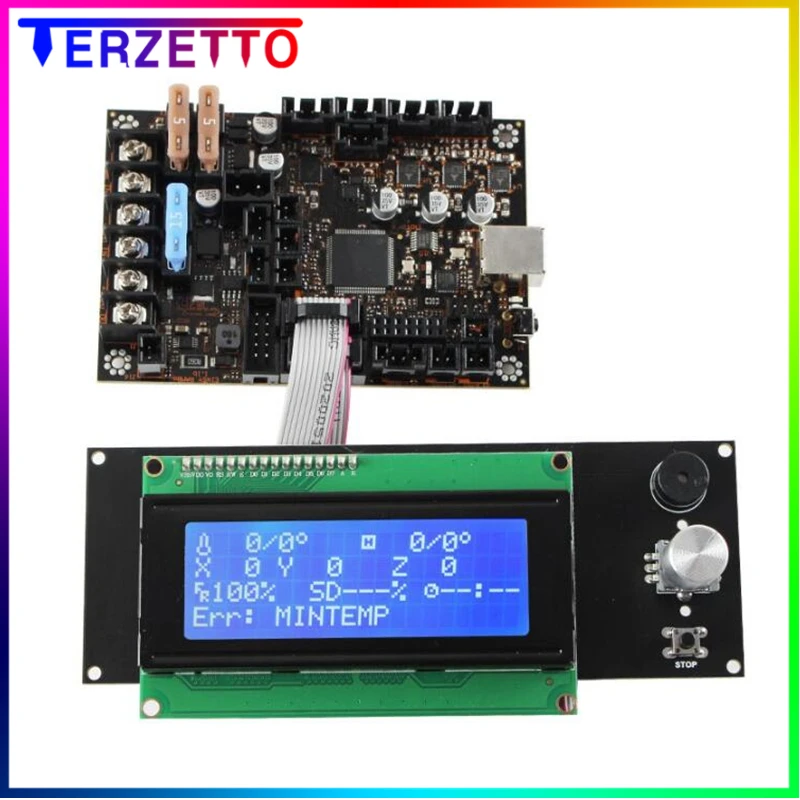 Материнская плата Einsy Rambo 1.1b для 3D-принтера Prusa i3 MK3 MK3S TMC2130 шаговые драйверы SPI 4