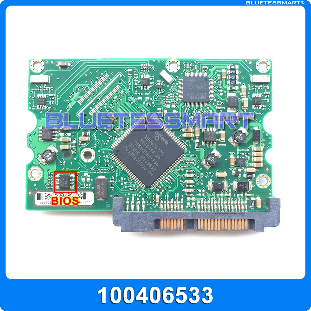 

hard drive parts PCB logic board printed circuit board 100406533 for Seagate 3.5 SATA hdd data recovery hard drive repair