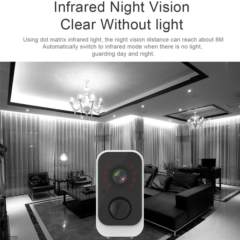 qzt outdoor camera wireless tuya smart home security camera video surveillance battery powered night vision cctv ip camera wifi free global shipping