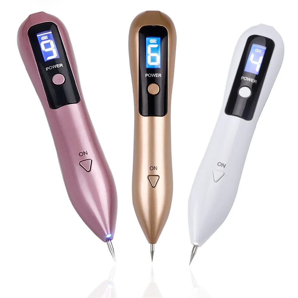 

Facial skin removal freckles, warts and dark spots removal machine LCD ion pen LED lighting tattoo mole removal machine