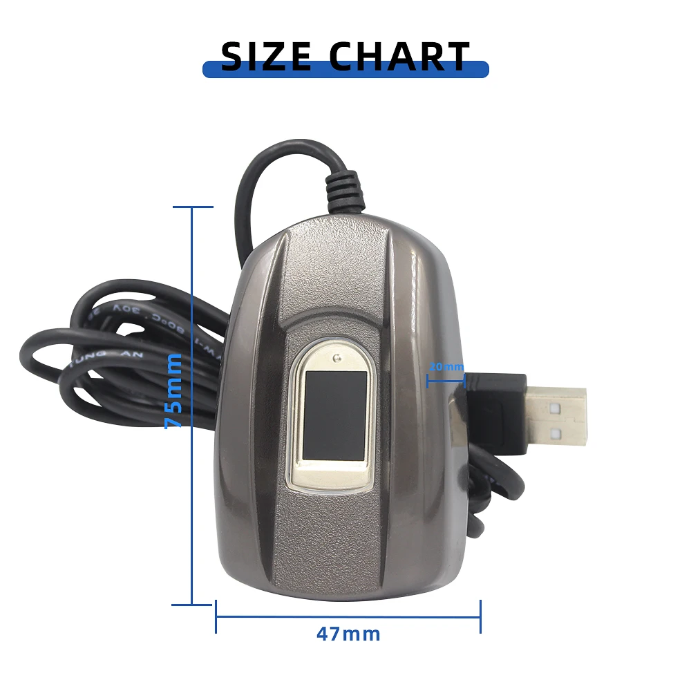 Semiconductor Fingerprint Reader USB Scanner Sensor Free SDK For Windows Linux Android Access Control System |