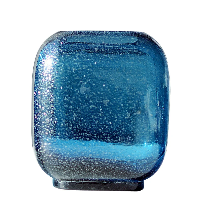 

Modern Creative Starry sky glass vase Blue/ green Handmade Thicken vases Tabletop crafts Ornament wedding home decoration