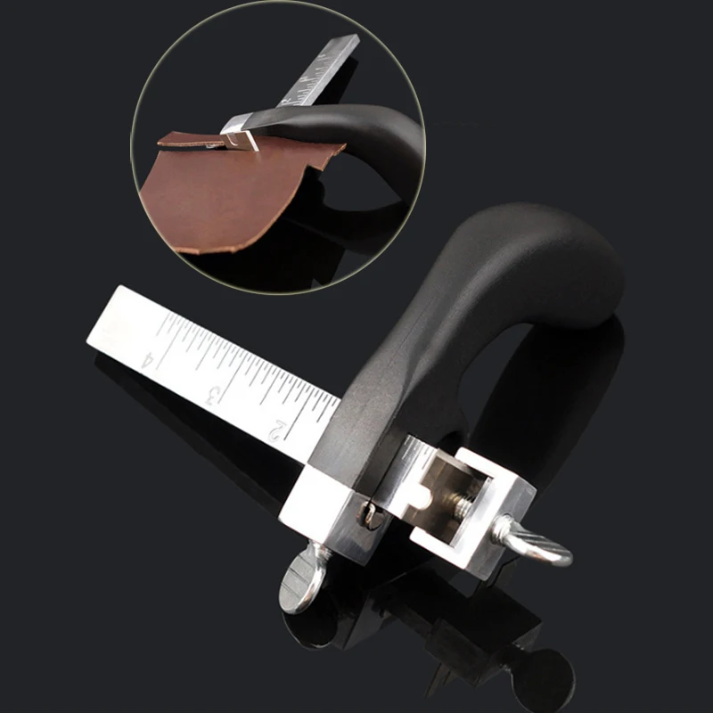 

Professional Sharp Leather Strap String Belt Cutter Adjustable DIY Hand Cutting Tool Craft Leather Tools