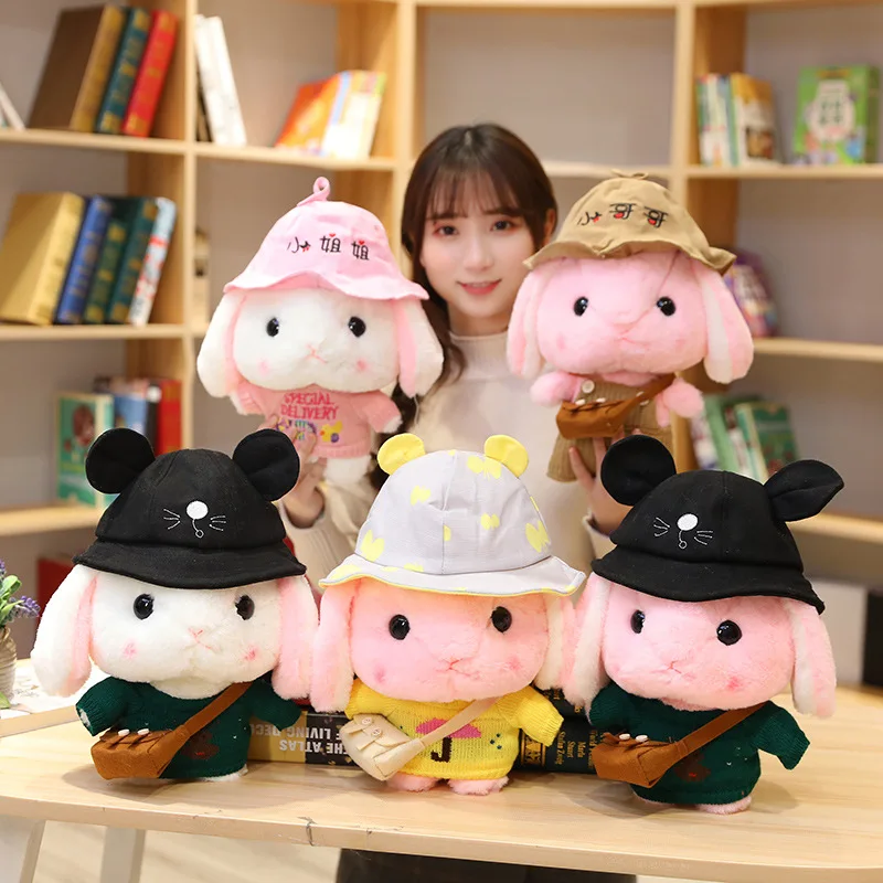 

30cm Cartoon Cute Rabbit Cosplay Dress Up Plush Toys Stuffed Lovely Bunny Dolls Soft Animals Pillow for Kids Girls Birthday Gift
