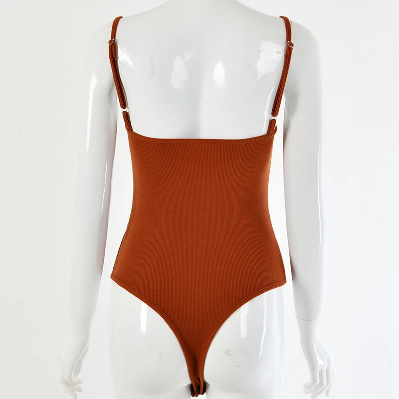 Сексуальные женские с v-образным вырезом Спагетти ремень однобортные пуговицы