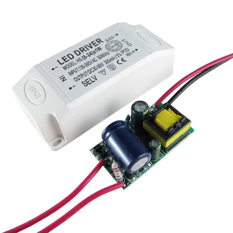 

8-50W Input AC 220V Current 240-300mA Non-Isolating Treiber Transformer Constant LED Driver Power Supply Adapt for led light