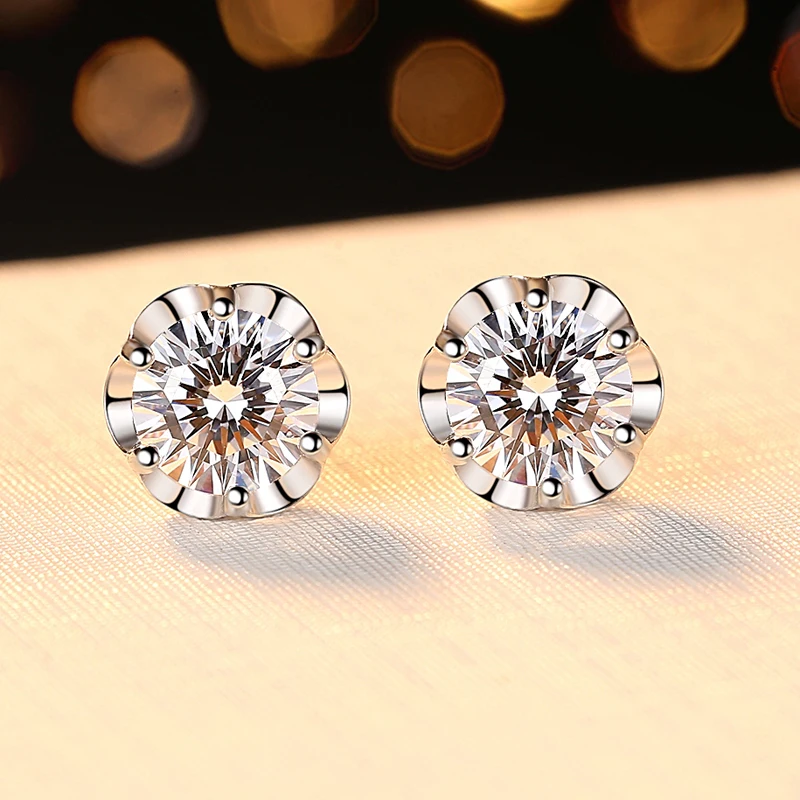 Модные серьги для девочек Блестящий кубический циркон ювелирные изделия