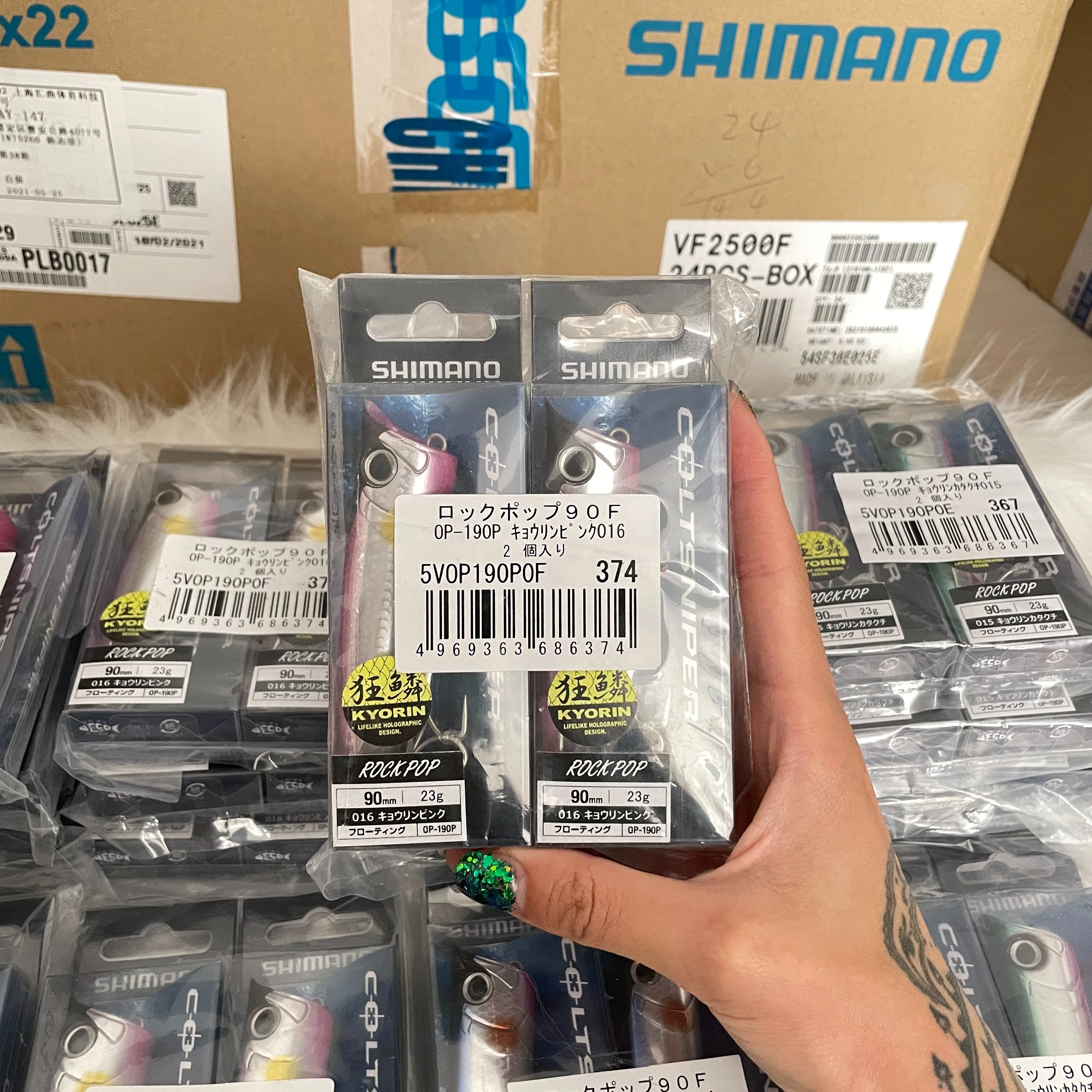 Новинка воблер Shimano Coltsniper ROCKPOP 90F приманка для Поппера 23 г 90 мм с пузырьками Topwater