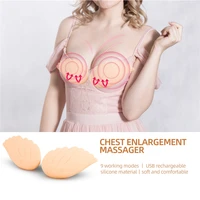 wireless rechargeable breast enhancer acupressure massage therapy anti chest sagging breast enlargement beauty instrument