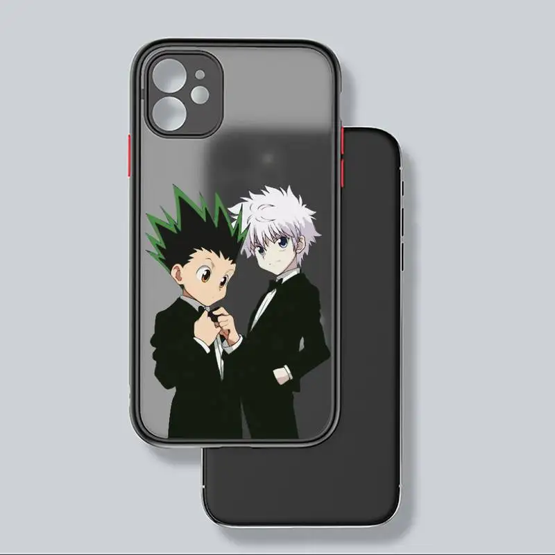 

Hunter X hunter Phone Case For iphone 12 11 8 7 plus mini x xs xr pro max matte transparent cover
