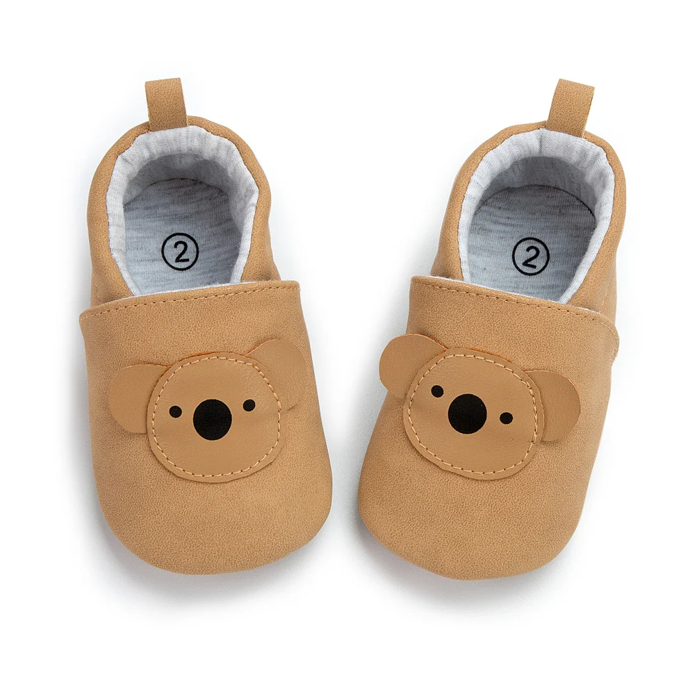 KIDSUN детская обувь для маленьких девочек Обувь улицы Милый медведь звезда кожаная