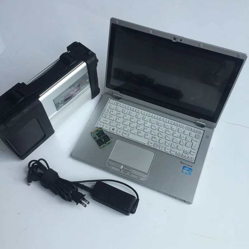 

2022 MB Star C5 Diagnostic tool with used Laptop CF-AX2 Lightweight 480G SSD SD Connect Compact 5 newest Software Install well