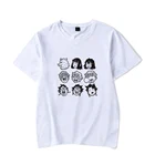 Футболки Tanjirou Zenitsu Inosuke Deisgn с коротким рукавом в стиле аниме Demon Slayer, топы в стиле Харадзюку, летние футболки, Прямая поставка