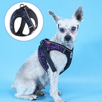dog harness for small medium dogs no pull adjustable reflective pet vest collar dog jogging mesh clothes puppy cat harness strap