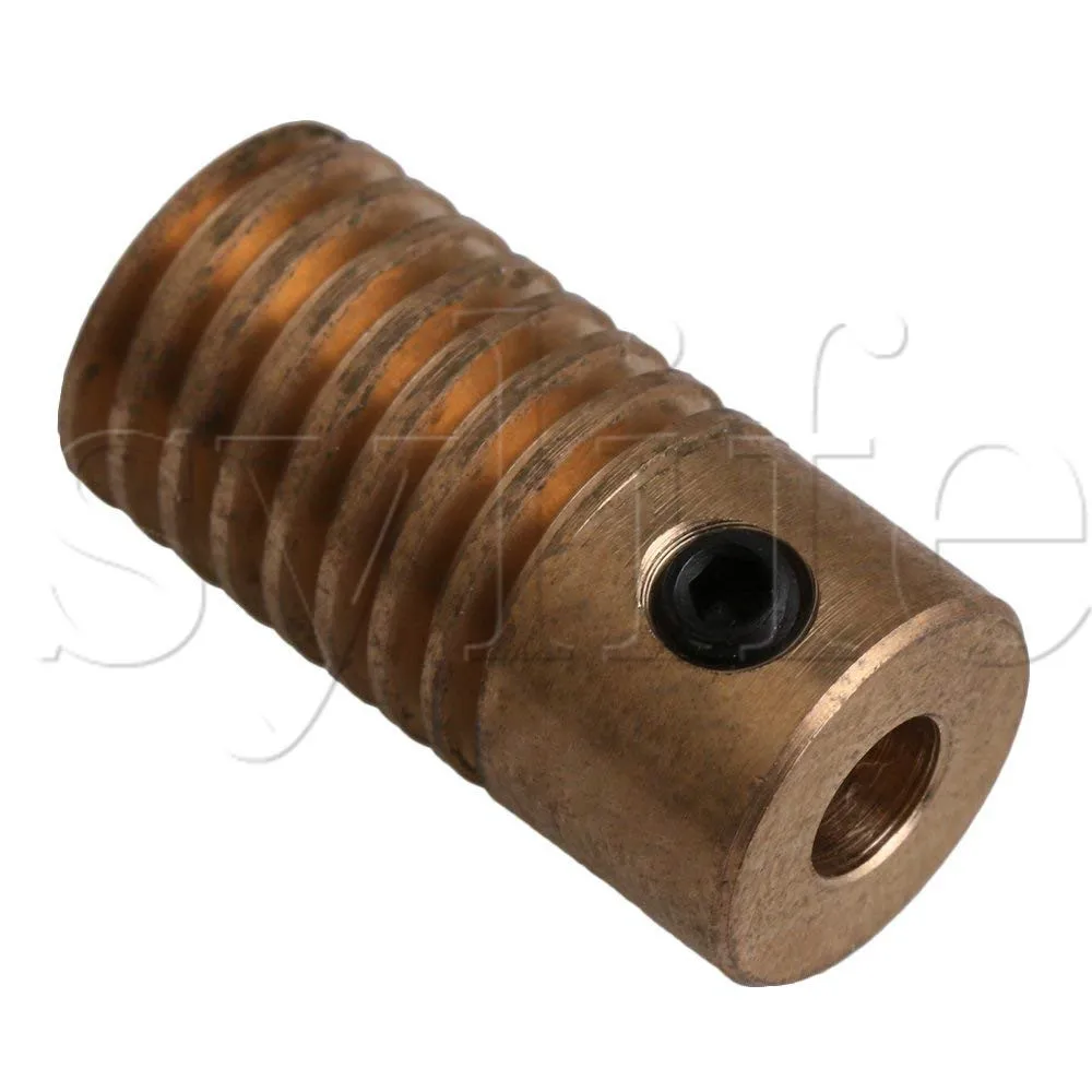 Желтый цвет на возраст от 4 мм Диаметр отверстия латунный червячный Шестерни вала