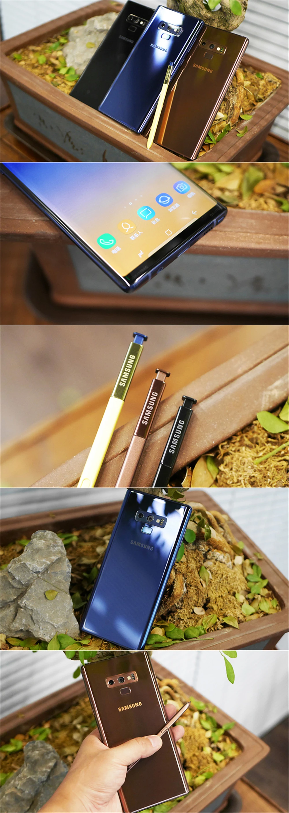 Samsung Galaxy Note9 Note 9 N960FD разблокированный LTE мобильный телефон Exynos 9810, четыре ядра, две sim-карты 6,4 дюйма, 12 МП ram, 6 ГБ rom, 128 ГБ NFC
