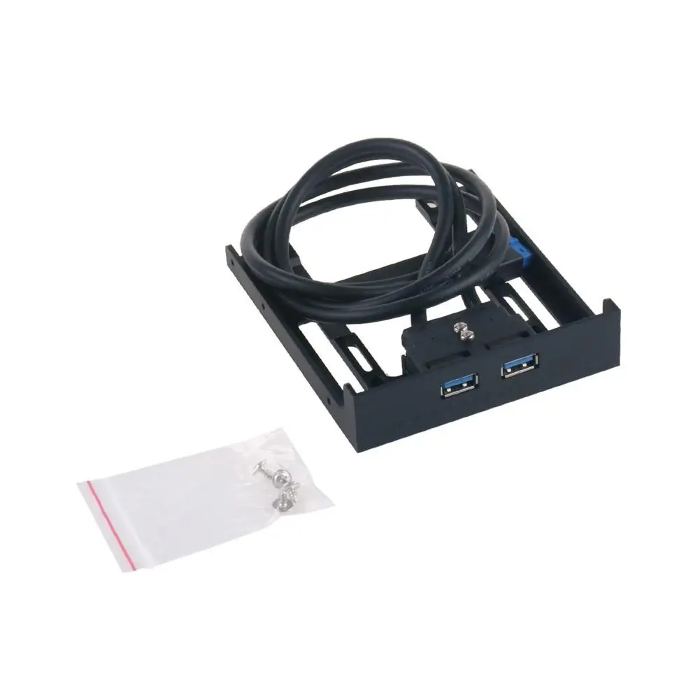 

2 Port USB3.0 Hub Front Panel Cable Adapter Bracket for Desktop PC Floppy Bay Computer Cables & Connectors Wholesale