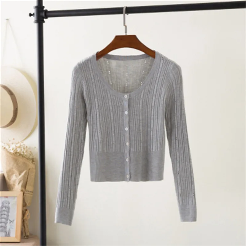 

sweters women 2020 Korean loose short sweater spring and autumn long-sleeved women's cardigan pull femme women tops