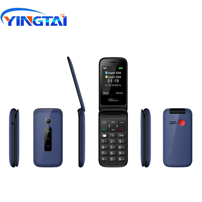 Оригинальный YINGTAI T31 MTK 6572 двухъядерный 2 4 дюймовый Android Флип Мобильный телефон 3g