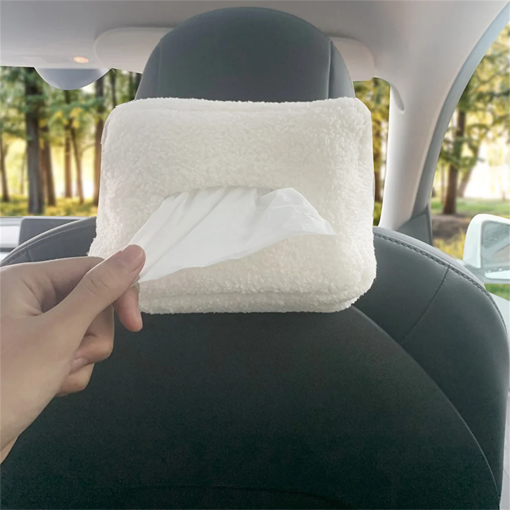 

Car Tissue Box Car Creatived Cute Cartoon Carton Hanging Armrest Box Car Interior Decoration Supplies Daquan Female Hongqi Hs5