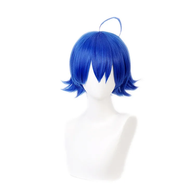 

Suzuki enters the room cos Wig Dark Blue short hair