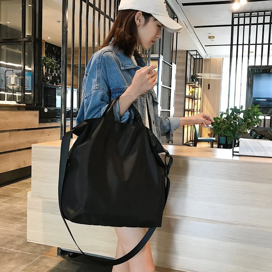 

Women Small Handbags Tote Nylon Shoulder Book Bags for Teenage Girls Large Travel Bag Female Shopping Pouch Bag