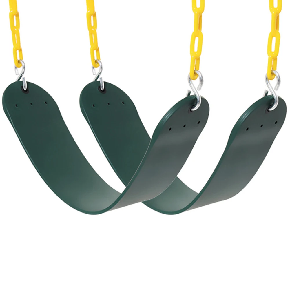 

Children Swing Seat Heavy Duty Chain Swing Set Accessories Replacement U Type With Snap Hooks For Gyms Garden Outdoor Play