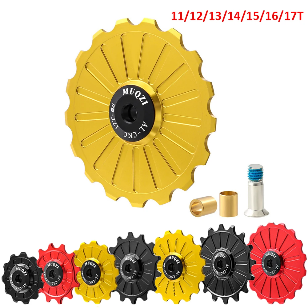 

11/12/13/14/15/16/17T Rear Derailleur Jockey Wheel Ceramic Bearing Pulley Roller Road Bike Guide Wheel Bike Accessories